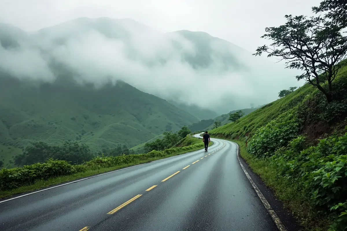 雾中公路 - 路边野餐剧照
